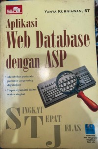 Image of Aplikasi web database dengan ASP
